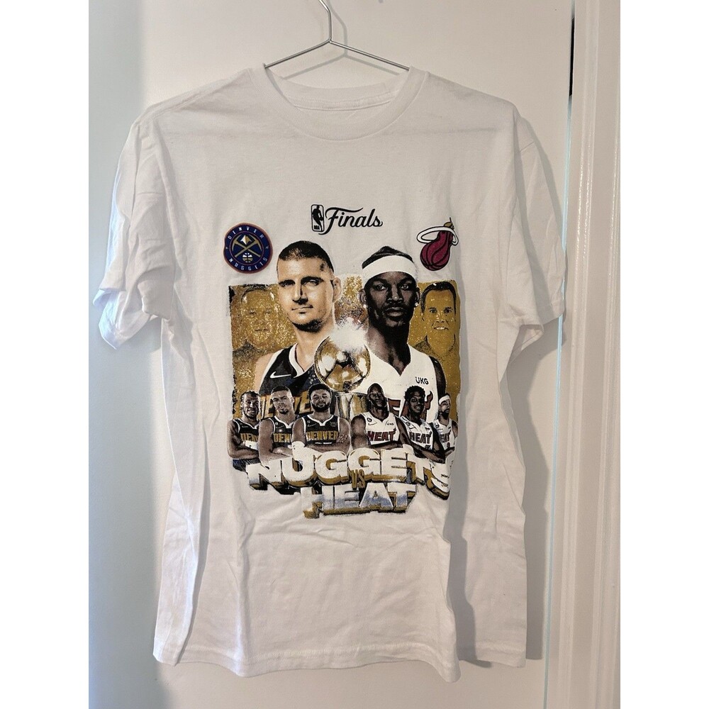 2023 Denver Nuggets Miami Heat NBA Finals T-Shirt Nicola Jokic Jimmy Butler